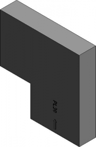 Секция панельная вводная влево KBA PL30