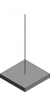 Мачта антенная алюминиевая 5м (трехколенная)