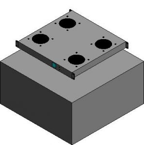 Универсальный вентилятор для установки в шкаф REC-RMFTU