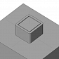 Коробка Накладная Plexo 80х84х53