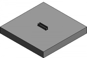 Шкафчик для монтажа в стойку RIC3-48-01