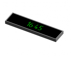 Часы вторичные цифровые Односторонние  DС.100.6.A.N.N