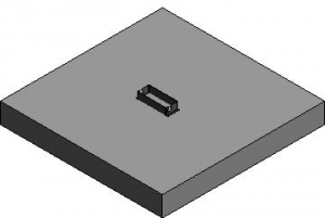 Шкафчик для монтажа в стойку RIC3-72-01