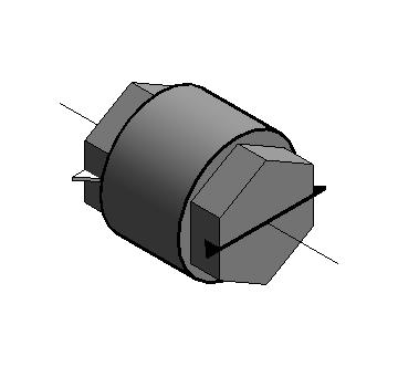 Клапан обратный латунный пружинный муфтовый NRV EF