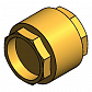 Обратный клапан латунный муфтовый Standard Hidraulica NY